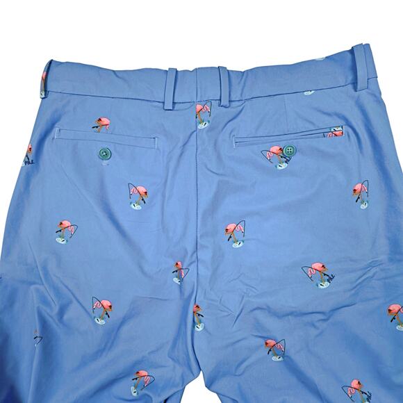 RLX Ralph Lauren Performance Tailored Water Repel Golf Pants Flamingo 33x32 - Picture 4 of 6